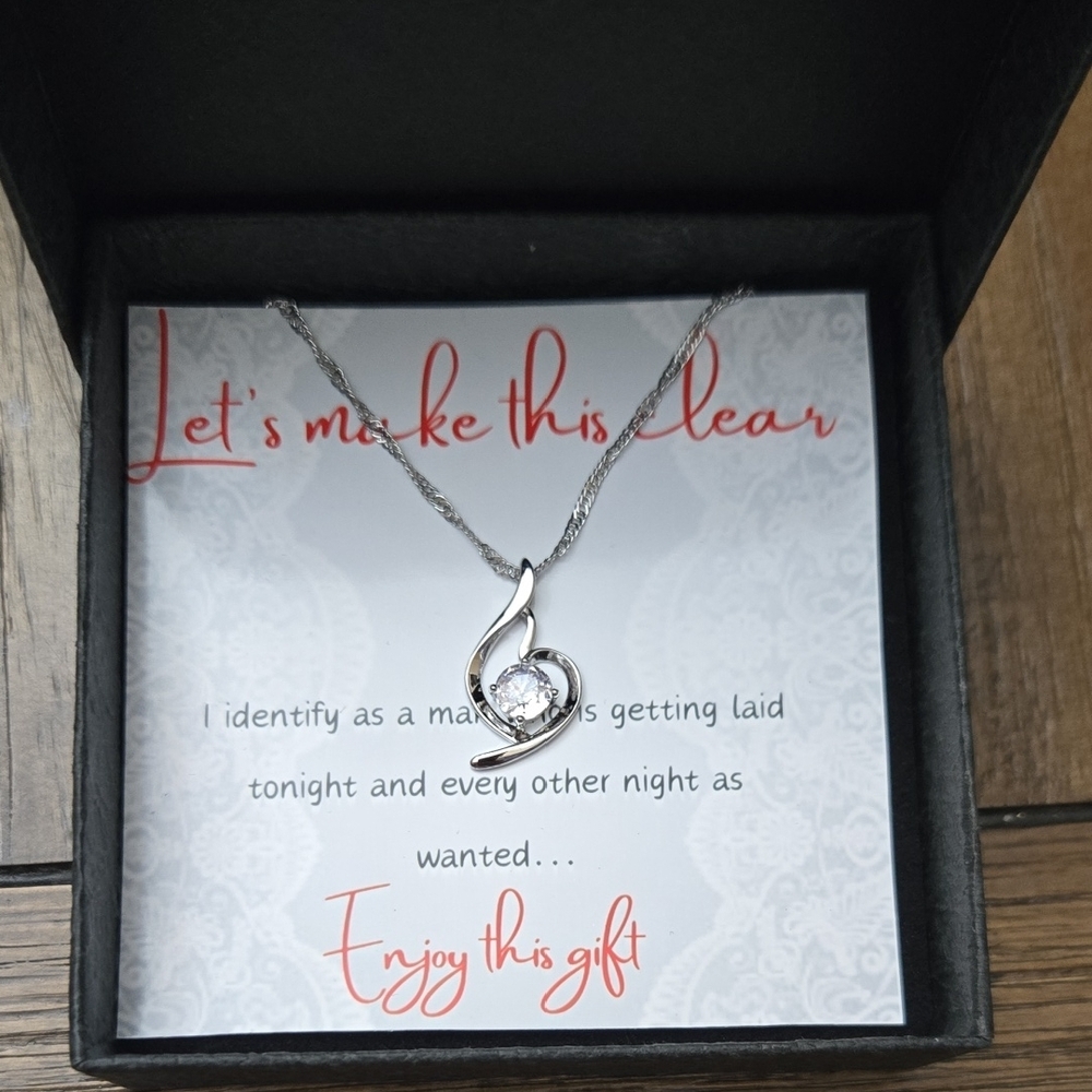 Elegant Silver Heart Pendant Necklace